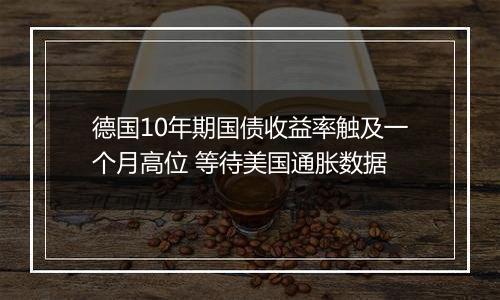 德国10年期国债收益率触及一个月高位 等待美国通胀数据
