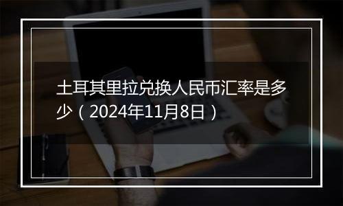 土耳其里拉兑换人民币汇率是多少(2024年11月8日)
