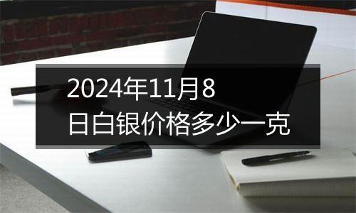2024年11月8日白银价格多少一克