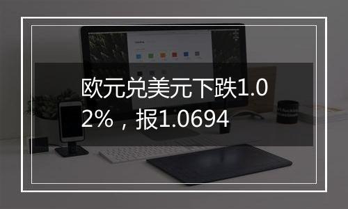 欧元兑美元下跌1.02%，报1.0694