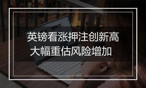英镑看涨押注创新高 大幅重估风险增加
