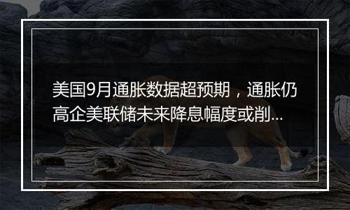 美国9月通胀数据超预期,通胀仍高企美联储未来降息幅度或削减