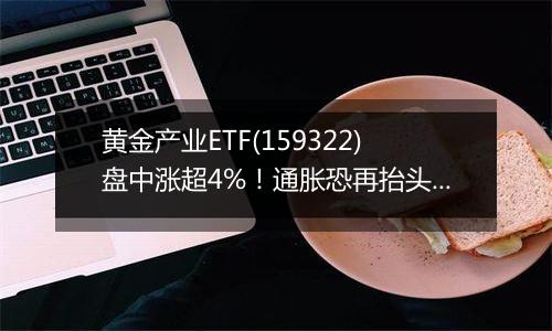 黄金产业ETF(159322)盘中涨超4%!通胀恐再抬头,黄金价格止跌回升