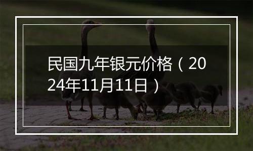 民国九年银元价格(2024年11月11日)