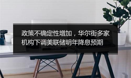政策不确定性增加,华尔街多家机构下调美联储明年降息预期