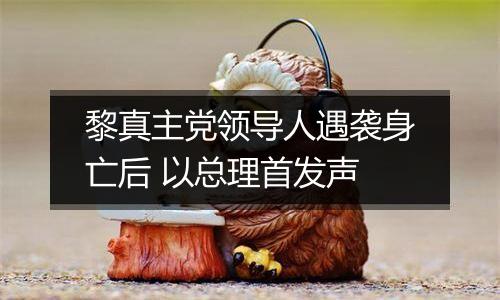 黎真主党领导人遇袭身亡后 以总理首发声