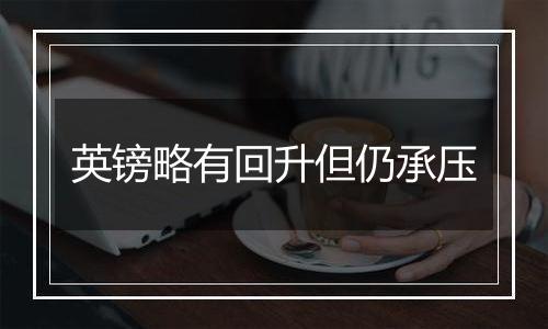 英镑略有回升但仍承压