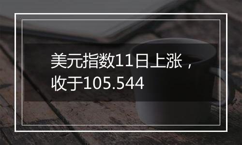 美元指数11日上涨,收于105.544