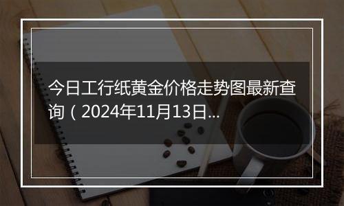 今日工行纸黄金价格走势图最新查询(2024年11月13日)