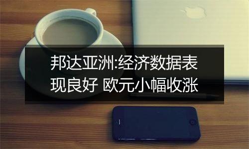 邦达亚洲:经济数据表现良好 欧元小幅收涨