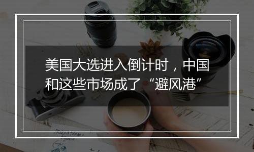 美国大选进入倒计时,中国和这些市场成了“避风港”