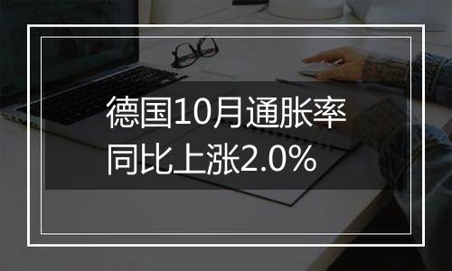 德国10月通胀率同比上涨2.0%