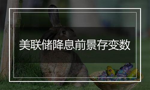 美联储降息前景存变数