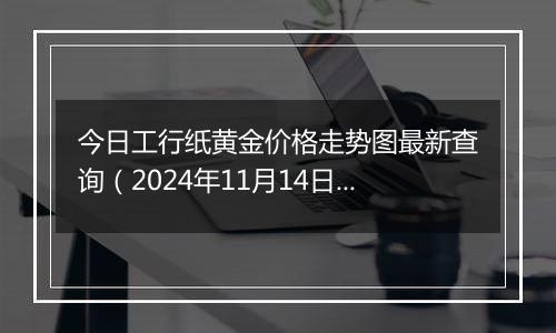 今日工行纸黄金价格走势图最新查询(2024年11月14日)
