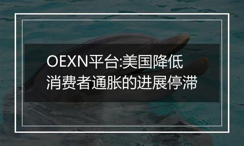 OEXN平台:美国降低消费者通胀的进展停滞
