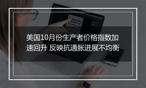 美国10月份生产者价格指数加速回升 反映抗通胀进展不均衡