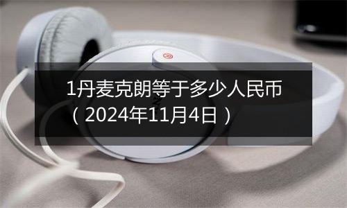 1丹麦克朗等于多少人民币(2024年11月4日)