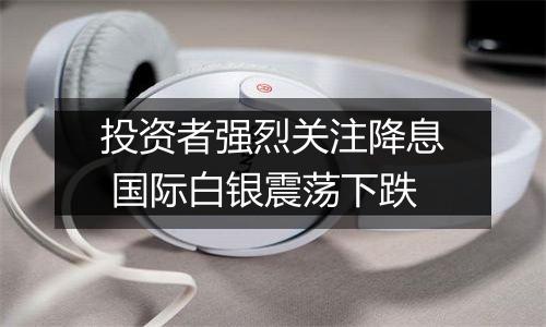 投资者强烈关注降息 国际白银震荡下跌