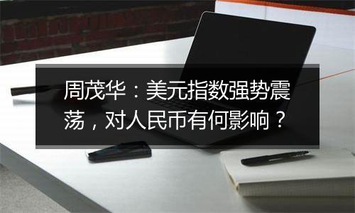 周茂华:美元指数强势震荡,对人民币有何影响?