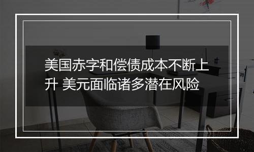 美国赤字和偿债成本不断上升 美元面临诸多潜在风险