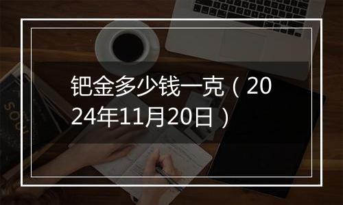 钯金多少钱一克(2024年11月20日)