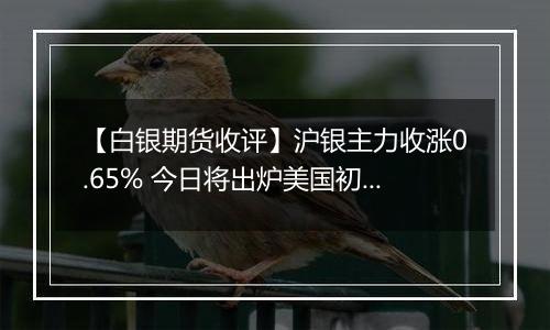 【白银期货收评】沪银主力收涨0.65% 今日将出炉美国初请及房市数据