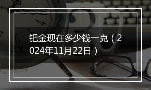 钯金现在多少钱一克(2024年11月22日)