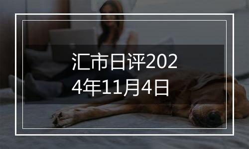 汇市日评2024年11月4日
