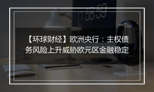 【环球财经】欧洲央行:主权债务风险上升威胁欧元区金融稳定