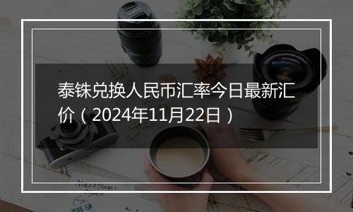 泰铢兑换人民币汇率今日最新汇价(2024年11月22日)