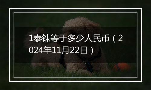 1泰铢等于多少人民币(2024年11月22日)