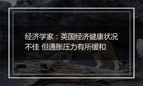 经济学家:英国经济健康状况不佳 但通胀压力有所缓和