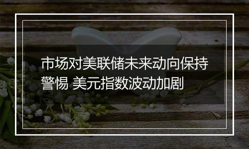 市场对美联储未来动向保持警惕 美元指数波动加剧