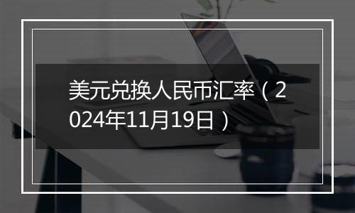 美元兑换人民币汇率(2024年11月19日)