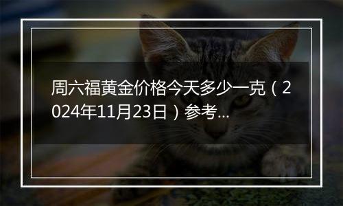 周六福黄金价格今天多少一克(2024年11月23日)参考价格