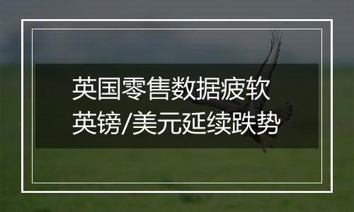 英国零售数据疲软 英镑/美元延续跌势