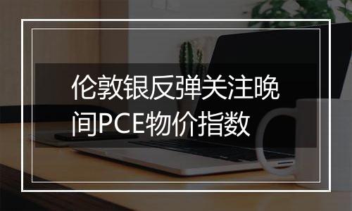 伦敦银反弹关注晚间PCE物价指数