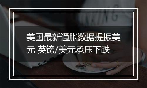 美国最新通胀数据提振美元 英镑/美元承压下跌