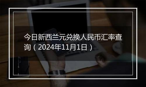 今日新西兰元兑换人民币汇率查询(2024年11月1日)