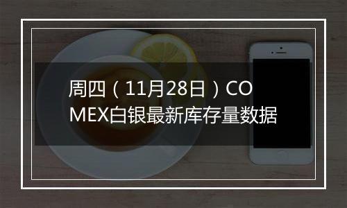 周四(11月28日)COMEX白银最新库存量数据