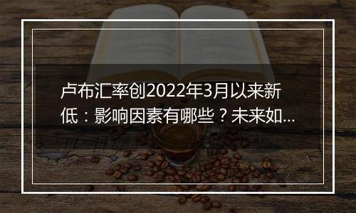 卢布汇率创2022年3月以来新低:影响因素有哪些?未来如何走?