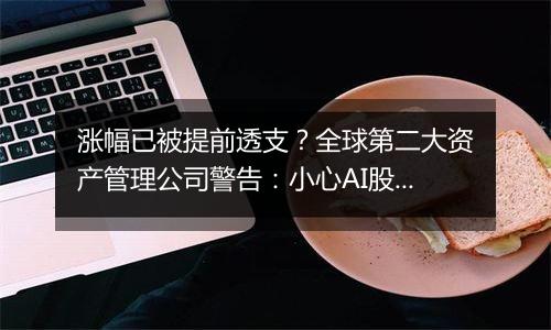 涨幅已被提前透支?全球第二大资产管理公司警告:小心AI股回调