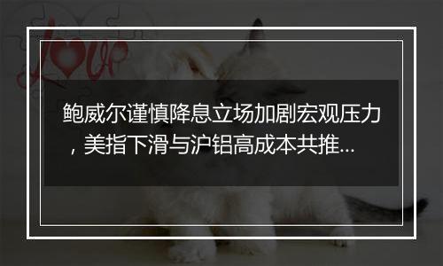 鲍威尔谨慎降息立场加剧宏观压力,美指下滑与沪铝高成本共推铝价上扬
