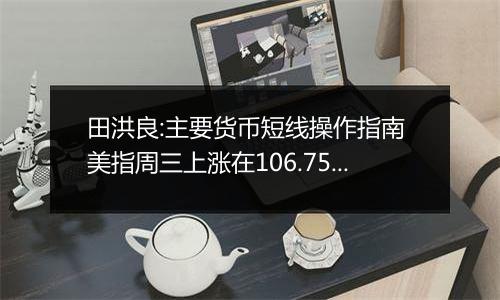 田洪良:主要货币短线操作指南 美指周三上涨在106.75之下遇阻