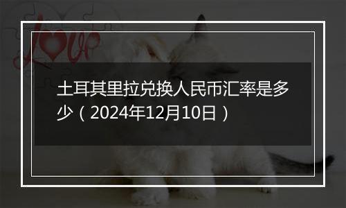 土耳其里拉兑换人民币汇率是多少(2024年12月10日)