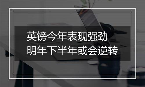 英镑今年表现强劲 明年下半年或会逆转
