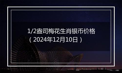 1/2盎司梅花生肖银币价格(2024年12月10日)