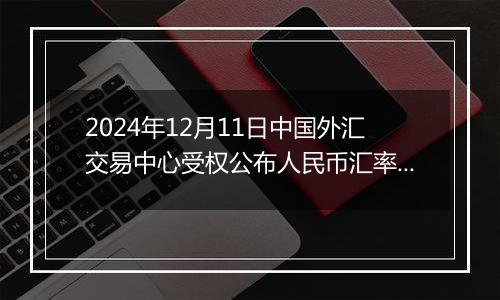 2024年12月11日中国外汇交易中心受权公布人民币汇率中间价公告