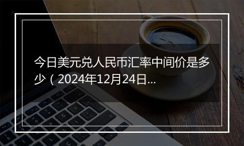 今日美元兑人民币汇率中间价是多少(2024年12月24日)