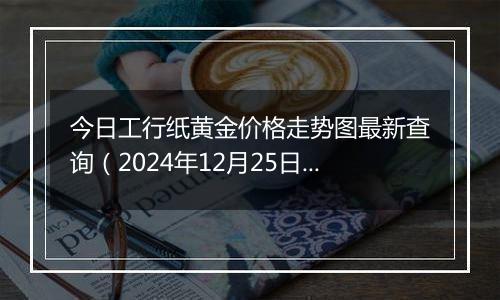 今日工行纸黄金价格走势图最新查询(2024年12月25日)